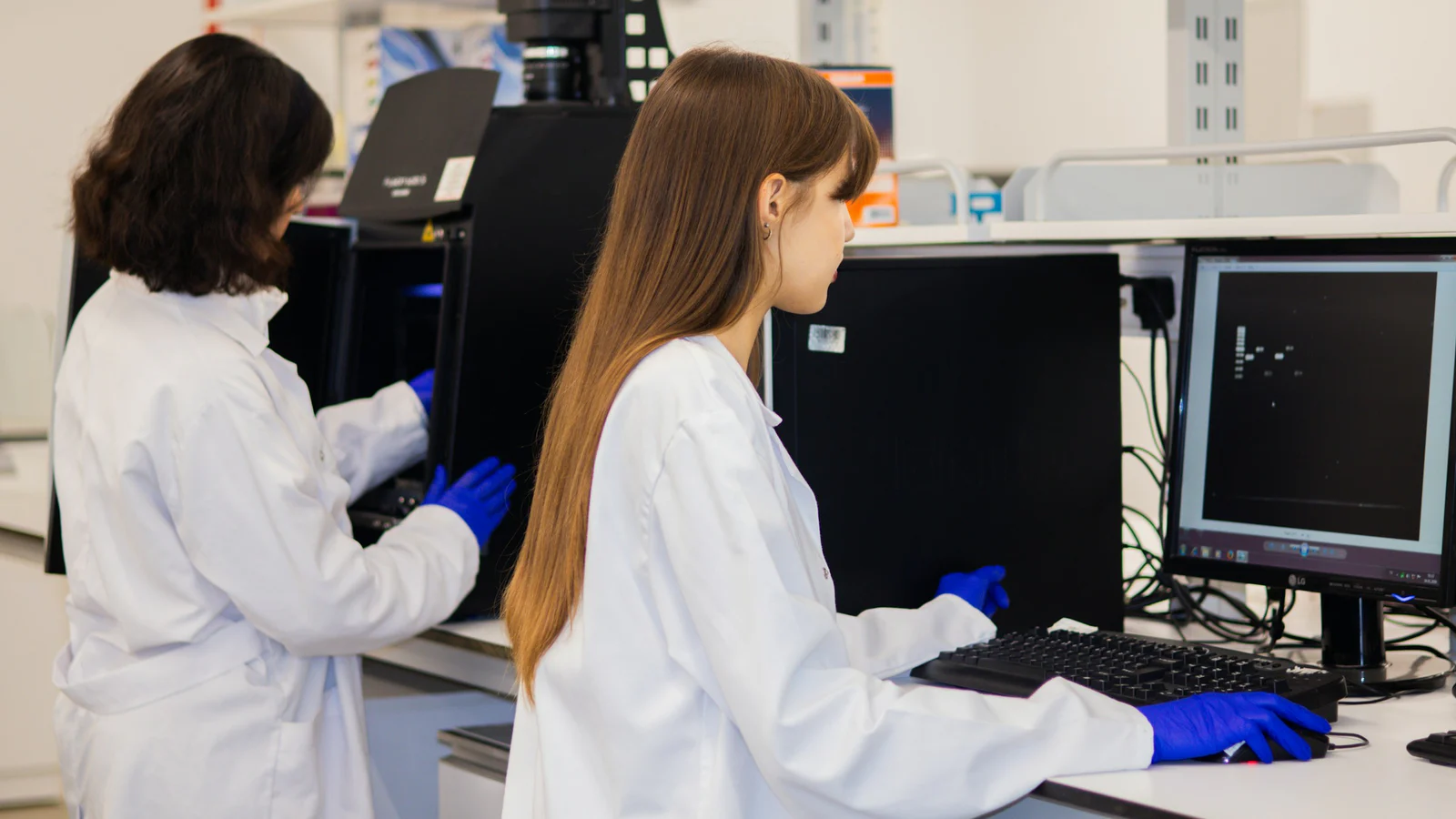 Food R&D team conducting instrumental analysis